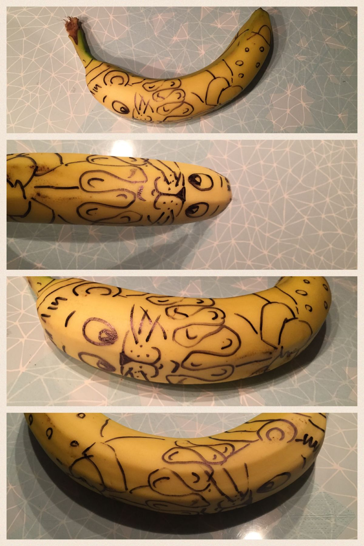 Banaan Tekening Janske Megens | Banana Drawings | Bananen, Tekenen Nieuwe  Beste  Banaan Tekening   Beste  Banaan Tekening