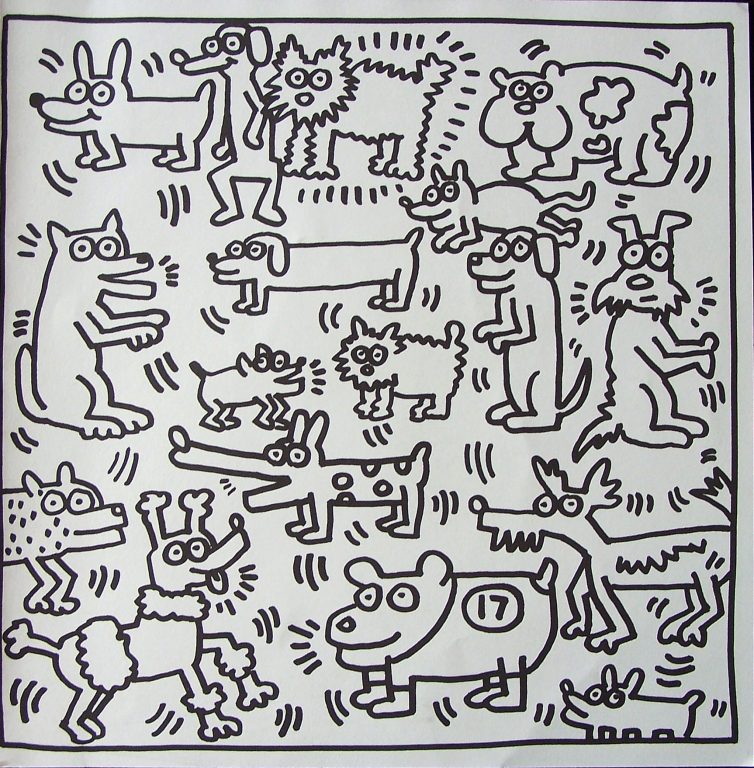 Beste  Kleurplaat Keith Haring