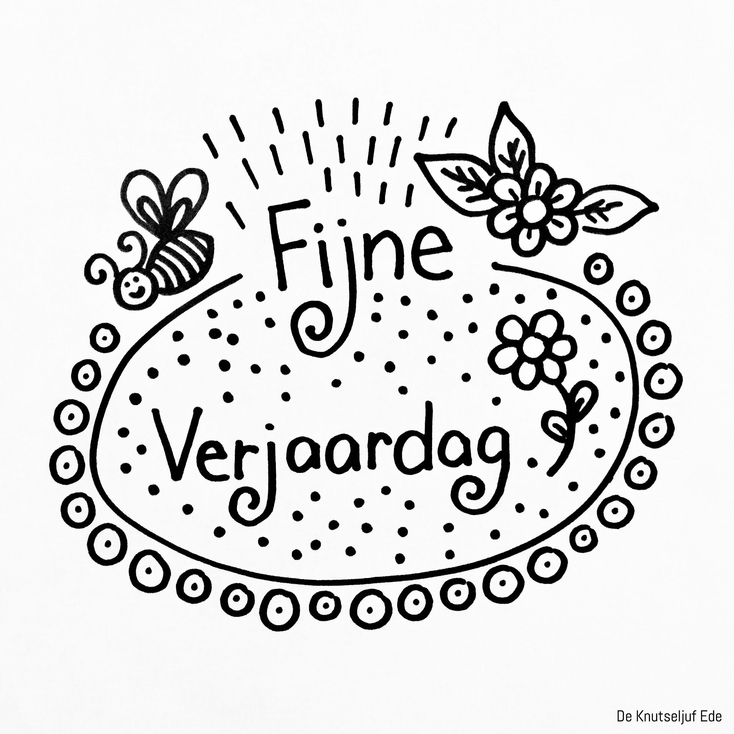Kleurplaat Verjaardag Nieuwe  Kleurplaten Van Verjaardag   Populair Kleurplaten Van Verjaardag